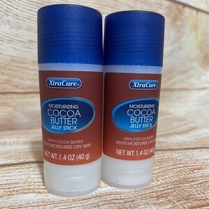 2-New XtraCare Moisturizing Cocoa‎ Butter Jelly Sticks 1.4oz.each